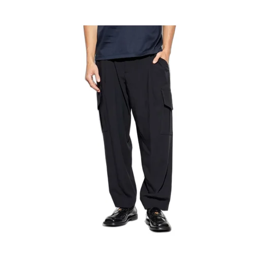 Giorgio Armani Straight Leg Pleated Cargo Pants