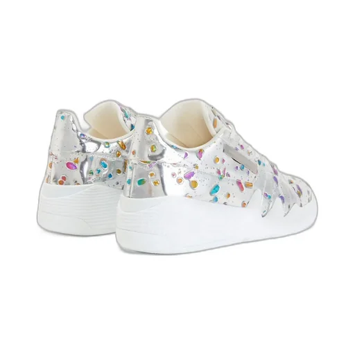 Giuseppe Zanotti Talon Rhinestone Low-Top Sneakers