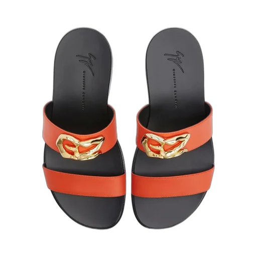 Giuseppe Zanotti Gregorie Logo Sandals