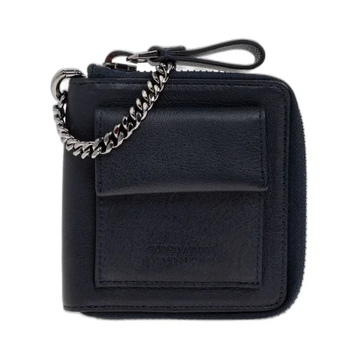 Giorgio Armani Zip-Up Chained Wallet