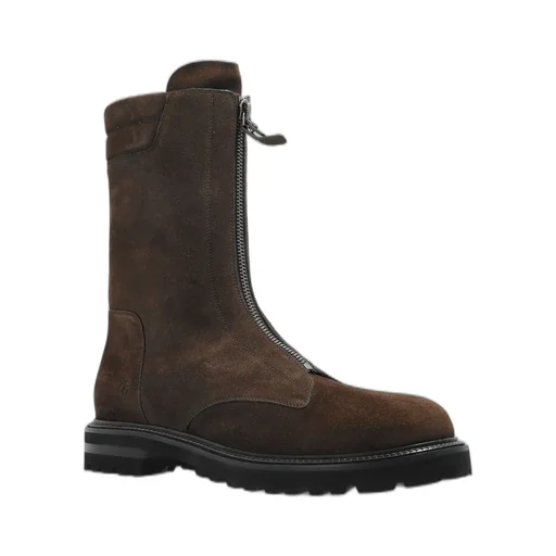 Giorgio Armani Front Zipped Boots