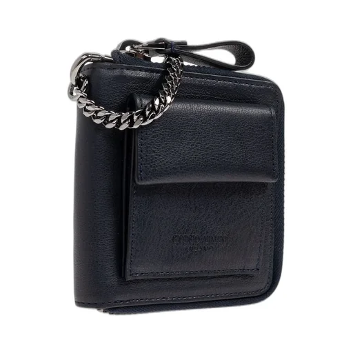 Giorgio Armani Zip-Up Chained Wallet