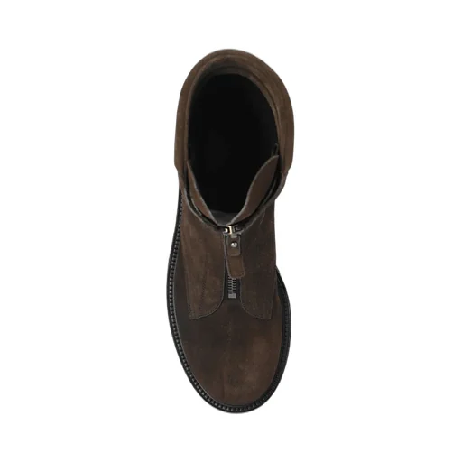Giorgio Armani Front Zipped Boots