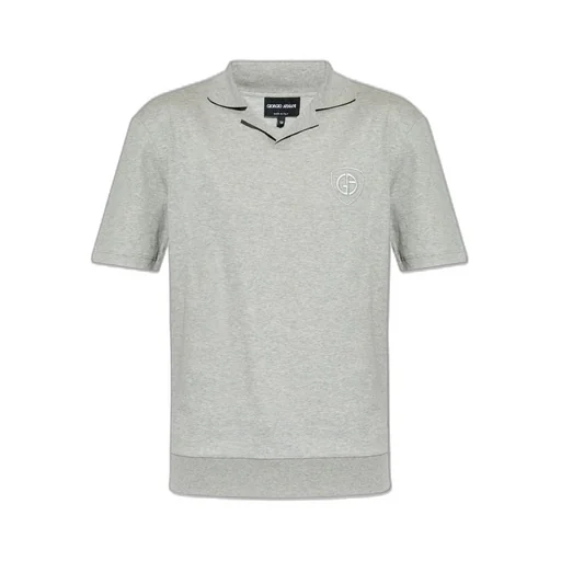Giorgio Armani Logo Embroidered Polo Shirt