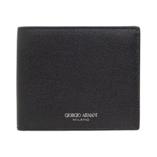Giorgio Armani Logo Printed Bi-Fold Wallet
