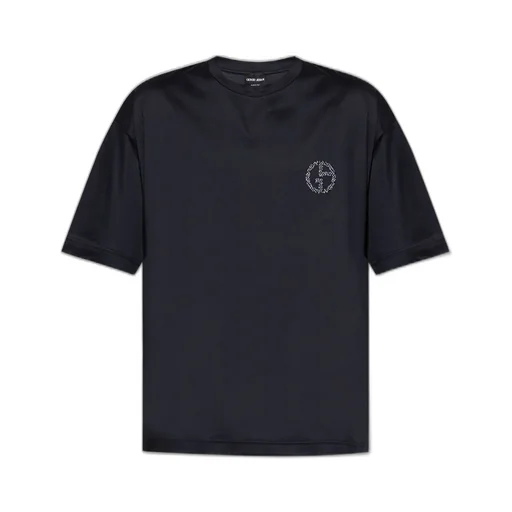 Giorgio Armani Logo-Embroidered Crewneck T-Shirt