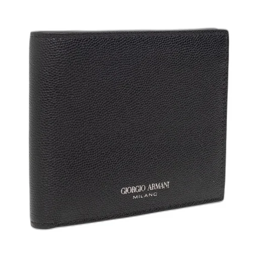 Giorgio Armani Logo Printed Bi-Fold Wallet