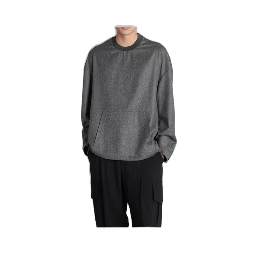 Giorgio Armani Long Sleeved Drawstring Hem Pullover
