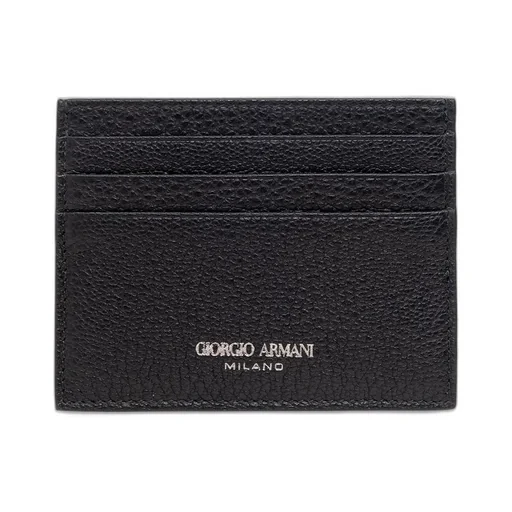 Giorgio Armani Logo Printed Card Holder