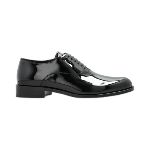 Giorgio Armani Almond Toe Lace-Up Derby Shoes