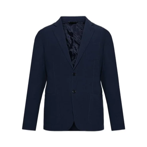 Giorgio Armani Single-Breasted Knitted Jacket