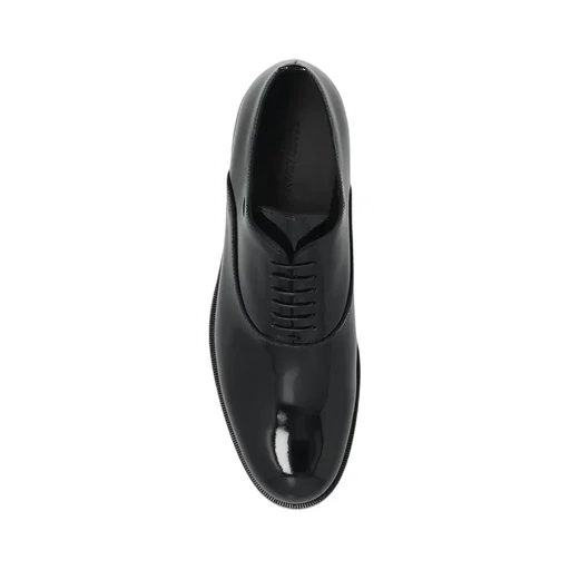 Giorgio Armani Almond Toe Lace-Up Derby Shoes