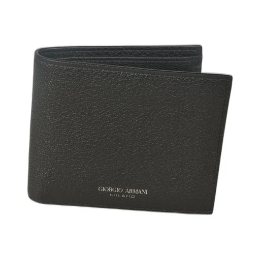 Giorgio Armani Logo-Stamp Bifold Wallet