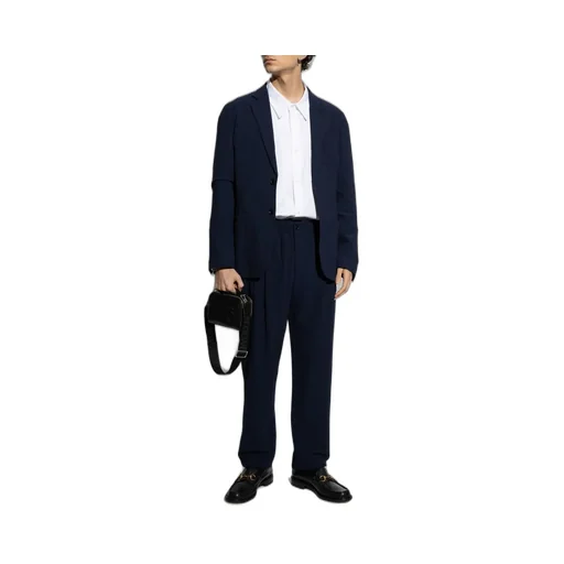 Giorgio Armani Single-Breasted Knitted Jacket