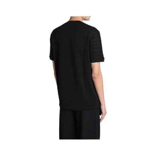 Giorgio Armani Stripe Textured T-Shirt