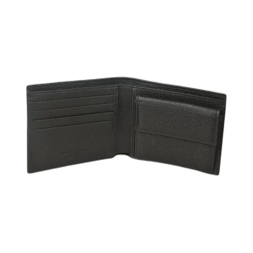 Giorgio Armani Logo-Stamp Bifold Wallet