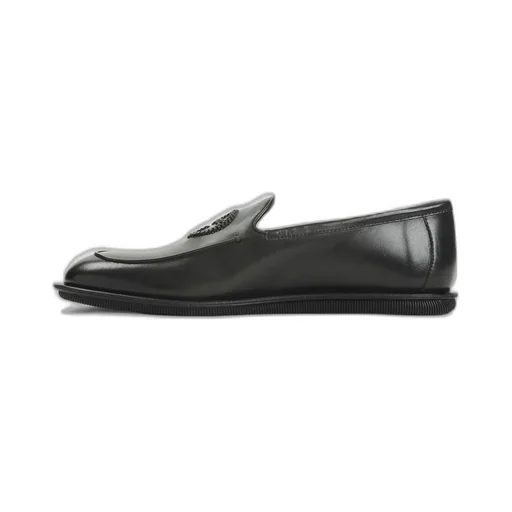 Giorgio Armani Almond Toe Slip-On Loafers