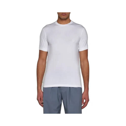 Giorgio Armani Logo Embroidered Crewneck T-Shirt