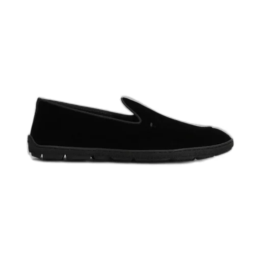 Giorgio Armani Slip-On Velvet Loafers