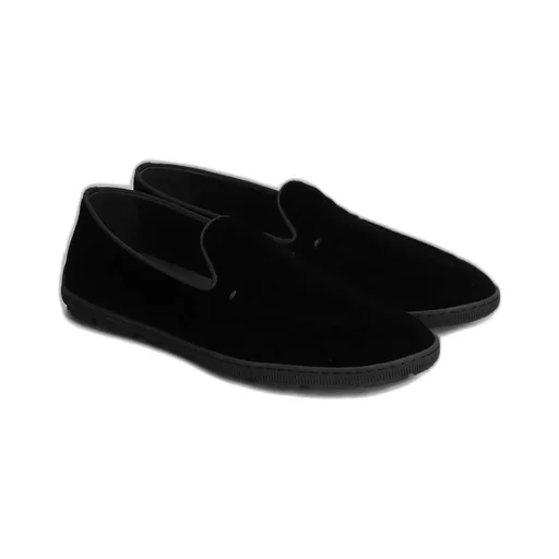 Giorgio Armani Slip-On Velvet Loafers