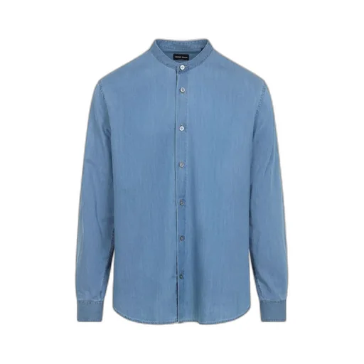 Giorgio Armani Long Sleeved Denim Shirt