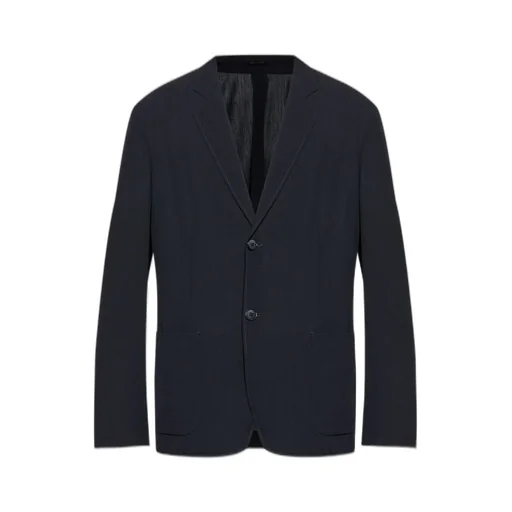 Giorgio Armani Single-Breasted Long-Sleeved Jacket