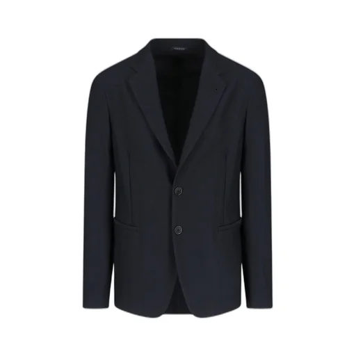 Giorgio Armani Single-Breasted Straight Hem Blazer
