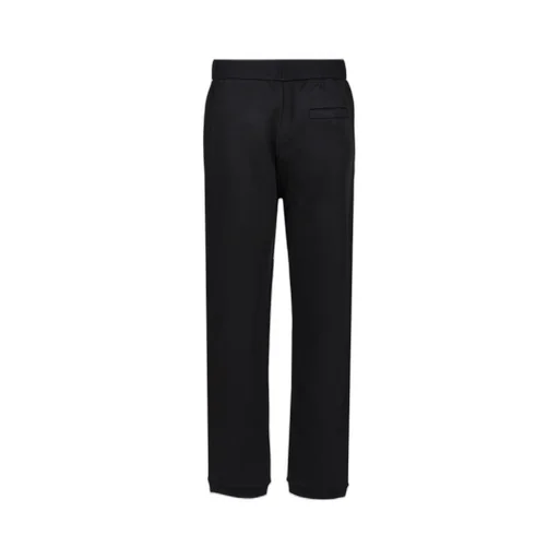 Giorgio Armani Elastic Waistband Straight Leg Trousers