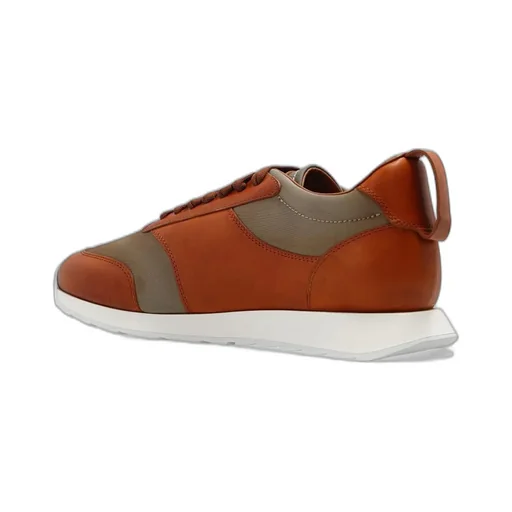 Giorgio Armani Panelled Lace-Up Sneakers