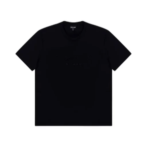 Giorgio Armani Logo Embroidered Crewneck T-Shirt