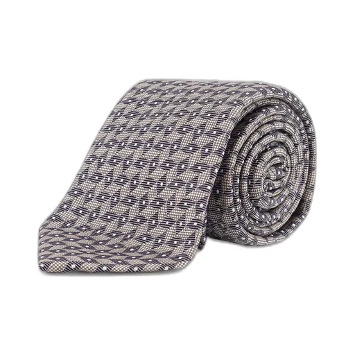 Giorgio Armani All Over Micro Patterned Pointed Tip Tie