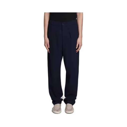 Giorgio Armani Pleated Detail Corduroy Trousers