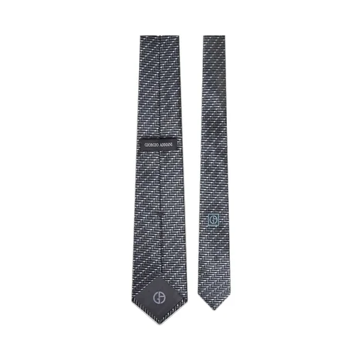 Giorgio Armani Jacquard Pointed Tip Tie