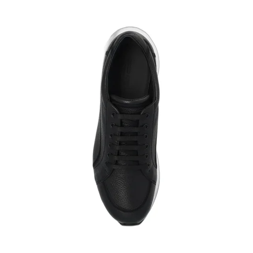 Giorgio Armani Almond Toe Low-Top Sneakers