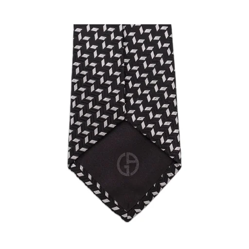 Giorgio Armani Jacquard Pointed Tip Tie