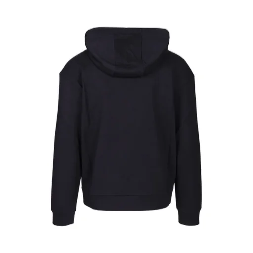 Giorgio Armani Logo Embroidered Drawstring Hoodie