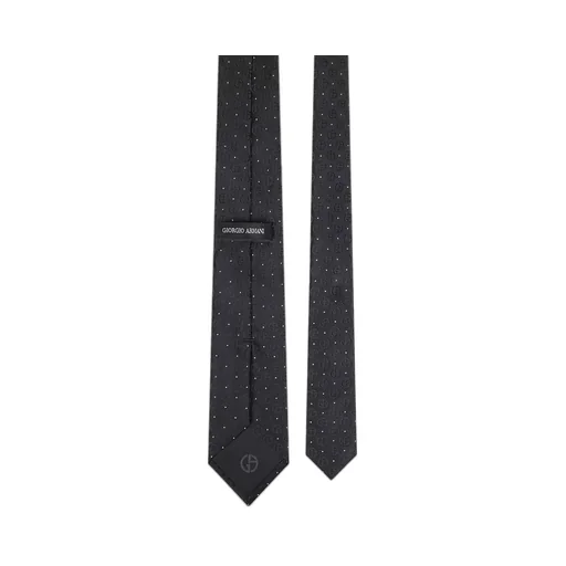 Giorgio Armani Jacquard Pointed Tip Tie
