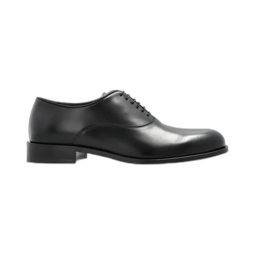 Giorgio Armani Almond Toe Lace-Up Derby Shoes