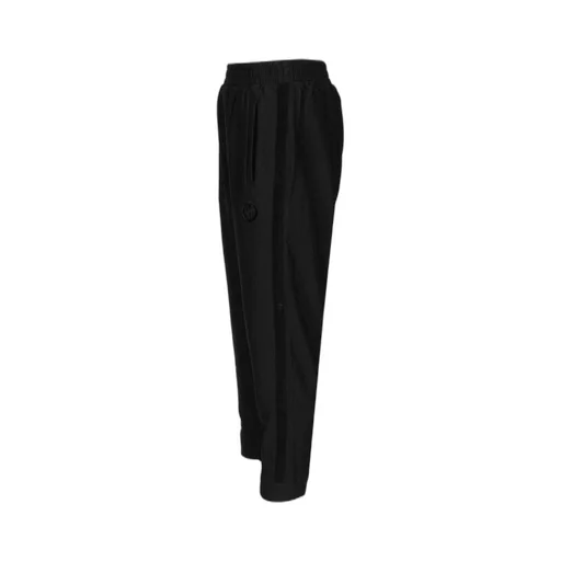 Giorgio Armani Pleat Detailed Logo Embroidered Trousers