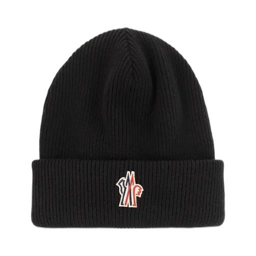 Moncler Grenoble Logo Embroidered Beanie