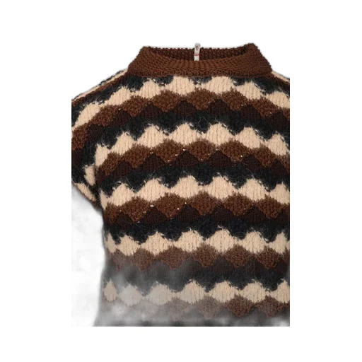 Moncler Grenoble Geometric Jacquard Crewneck Jumper