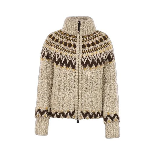 Moncler Grenoble Girose Zip-Up High Neck Cardigan
