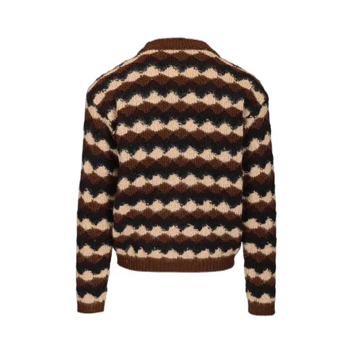 Moncler Grenoble Geometric Jacquard Crewneck Jumper