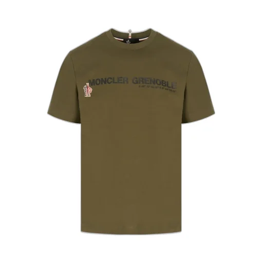 Moncler Grenoble Logo Embroidered Crewneck T-Shirt