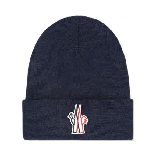 Moncler Grenoble Logo Embroidered Knitted Beanie