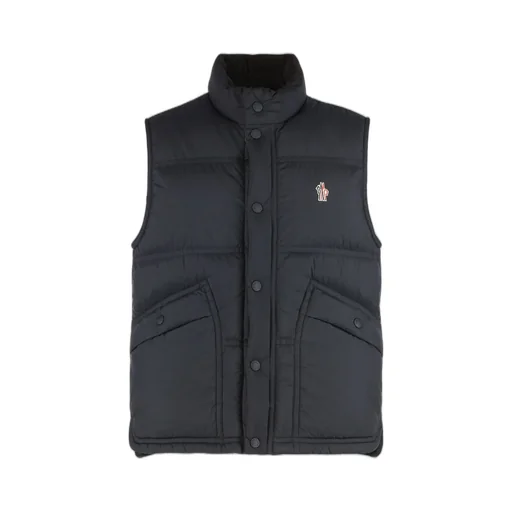 Moncler Grenoble Aul Logo Embroidered Ski Gilet