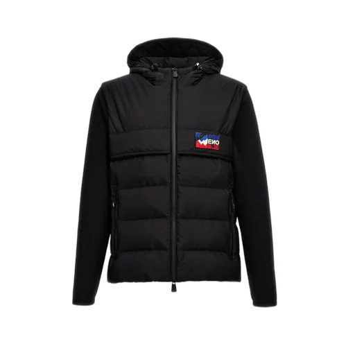 Moncler Grenoble Logo Patch Hooded Cardigan