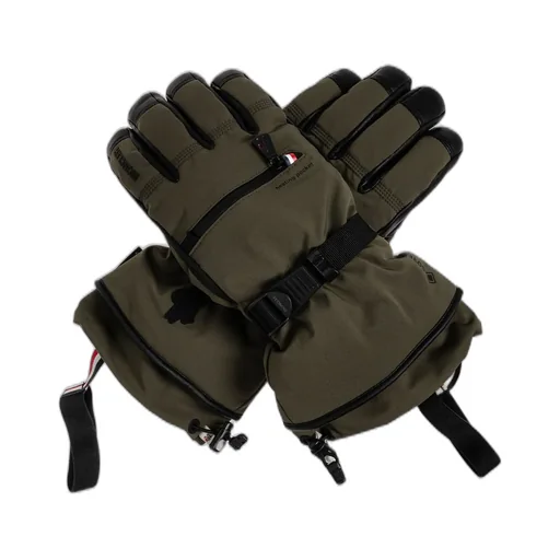 Moncler Grenoble Logo Patch Padded Gloves