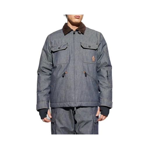 Moncler Grenoble Croatan Denim Down Ski Jacket