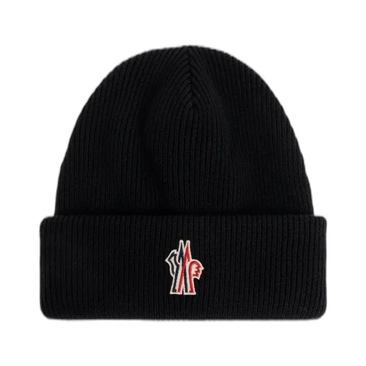 Moncler Grenoble Logo Embroidered Knitted Beanie